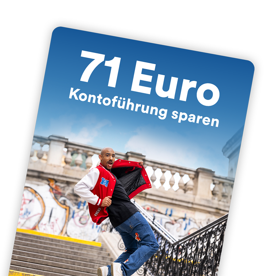 71 Euro Kontoführung sparen