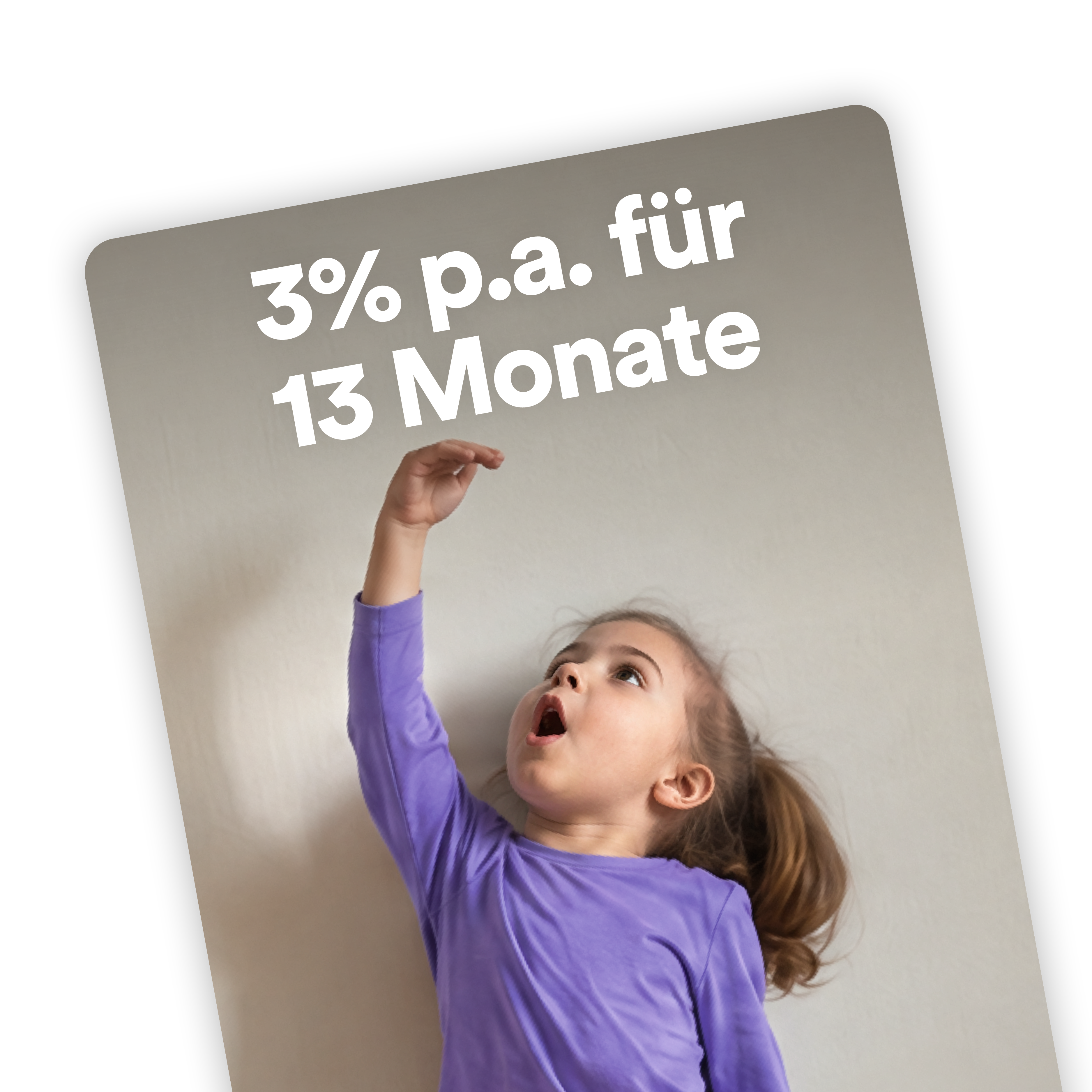 3% p.a. für 13 Monate